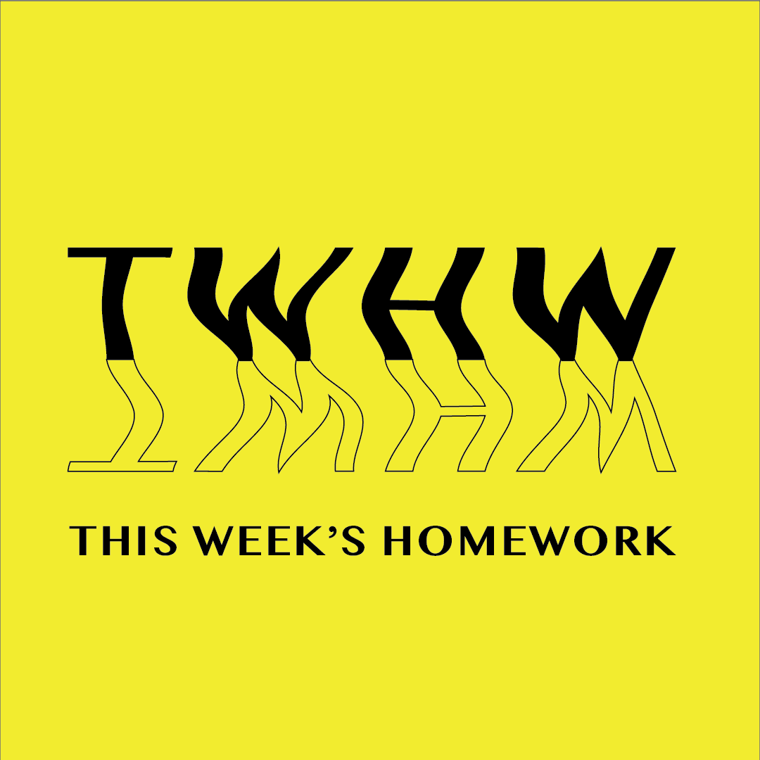 This Week's Homework