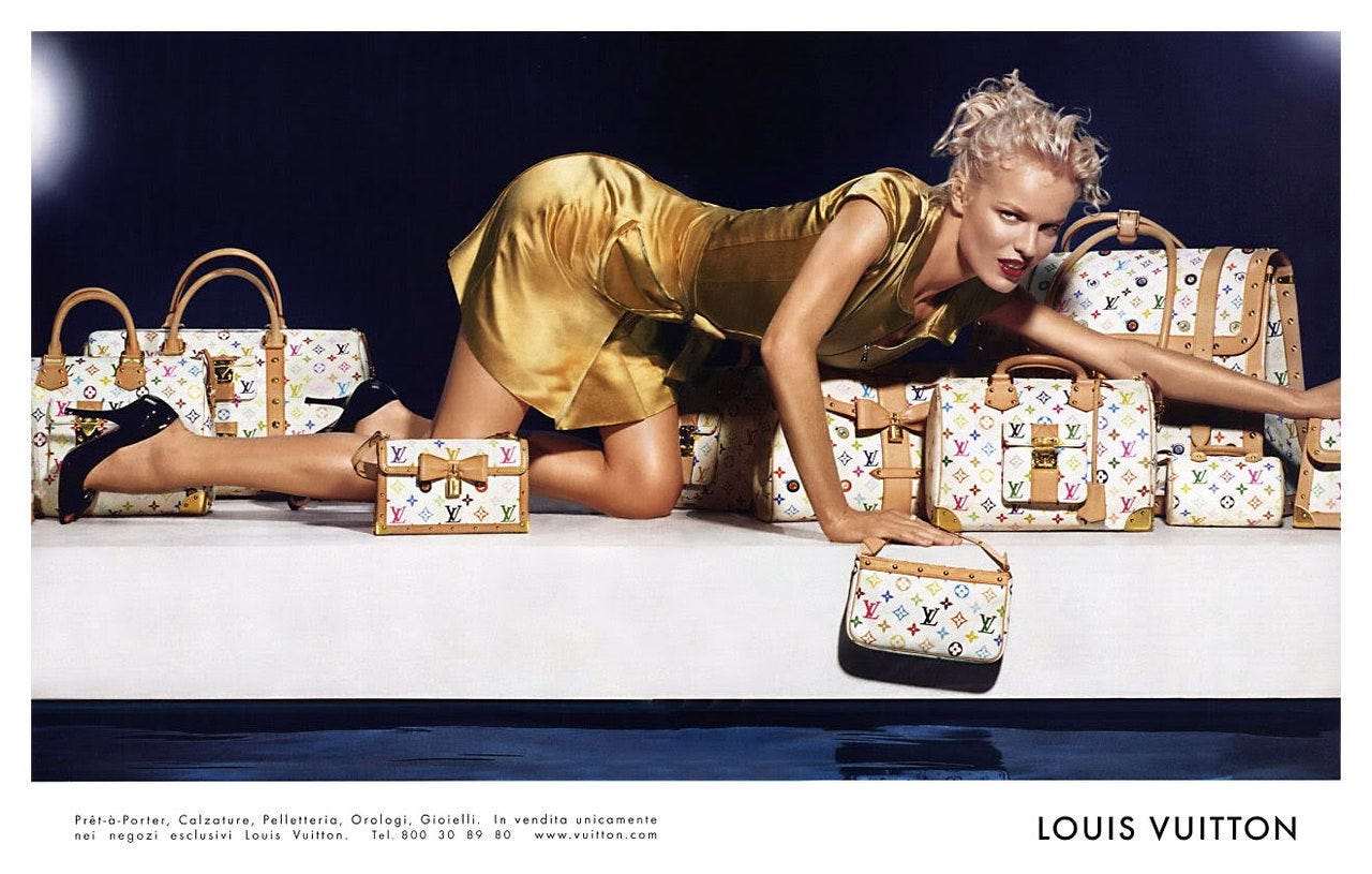 things i like right now: this luggage by marc jacobs for louis vuitton