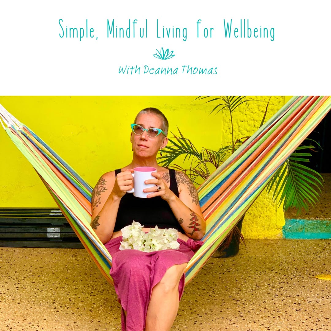 Simple Mindful Living for Wellbeing with Deanna Thomas  logo