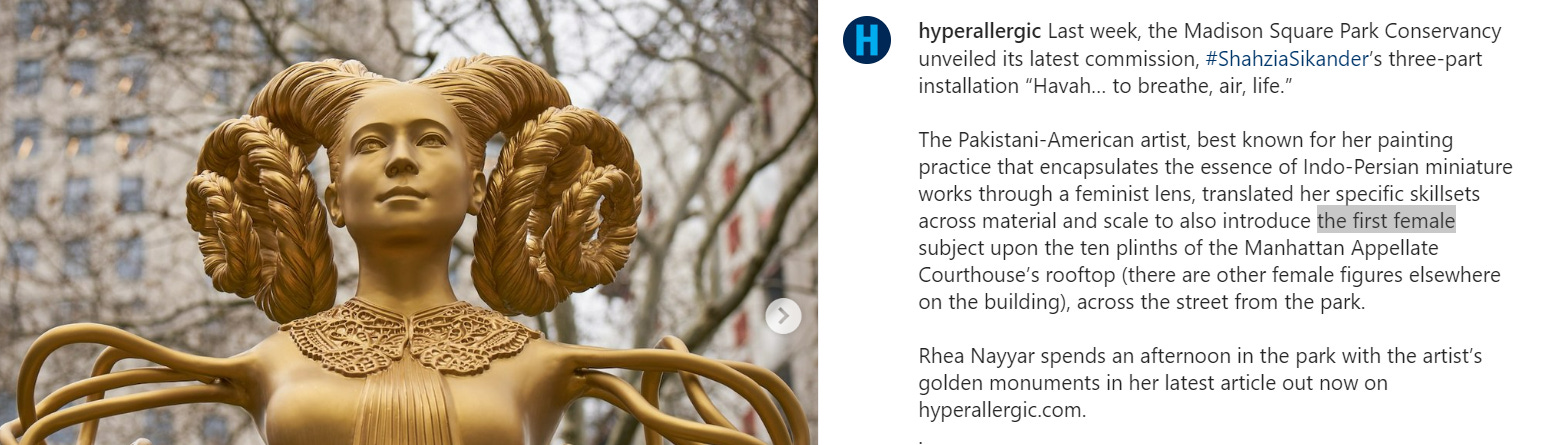An Afternoon in the Park With Shahzia Sikander's Golden Monuments