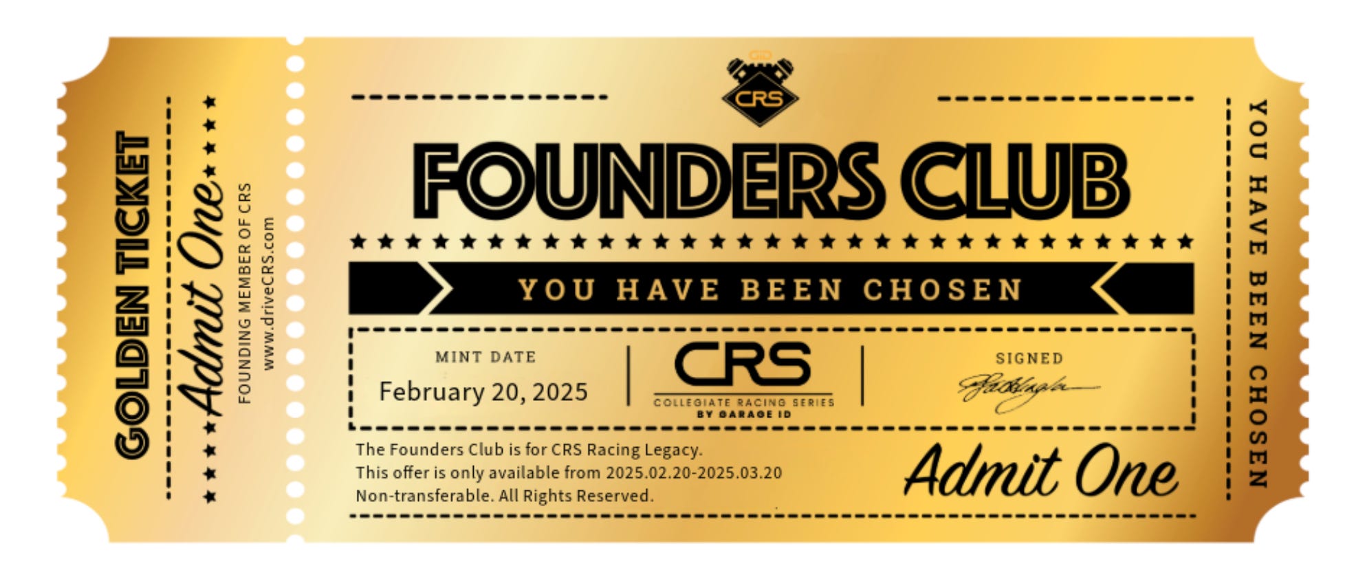 Collegiate Racing Series Discovery Call TODAY!