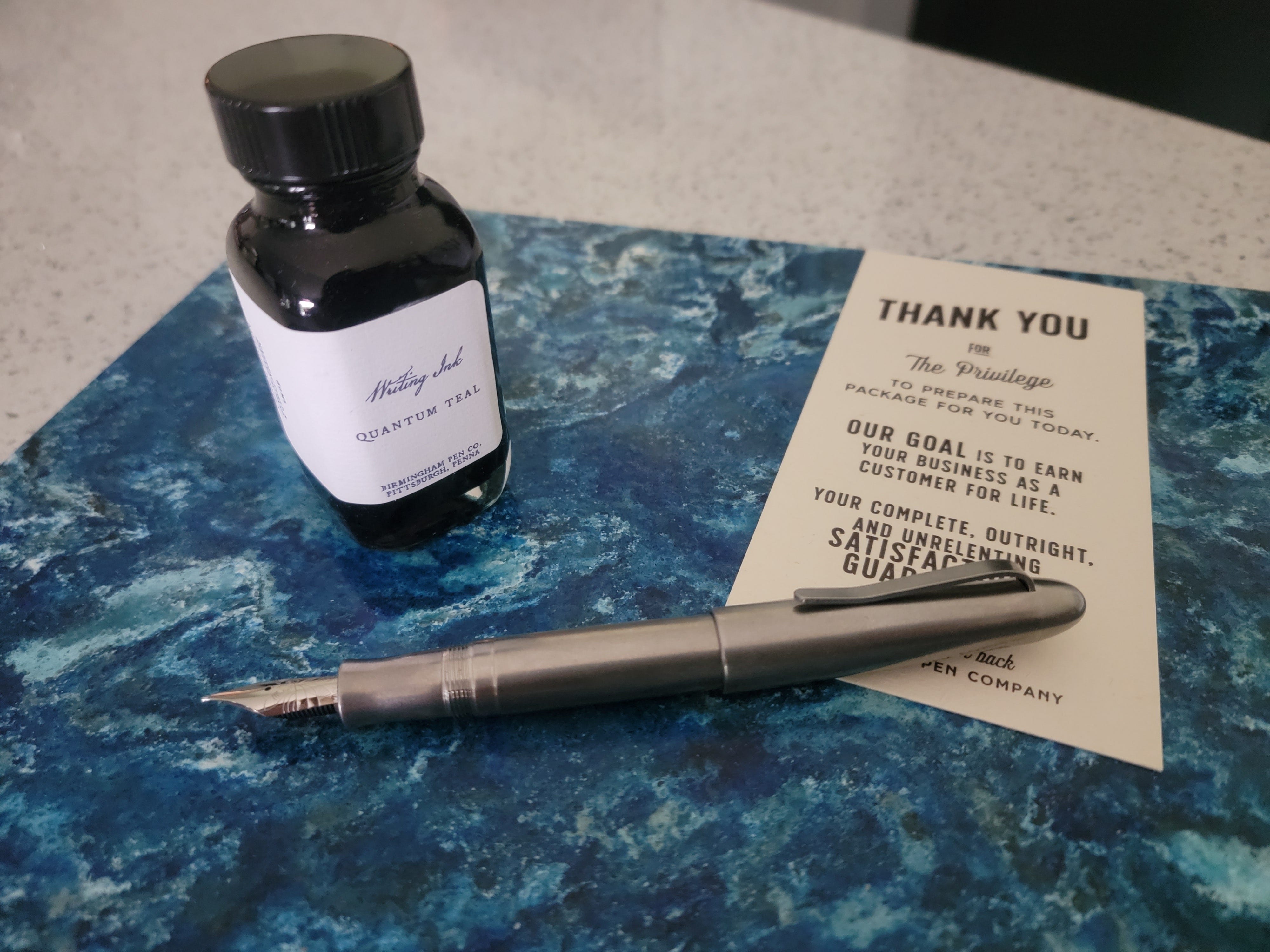Electric Patina Fountain Pen Ink – Birmingham Pen Company
