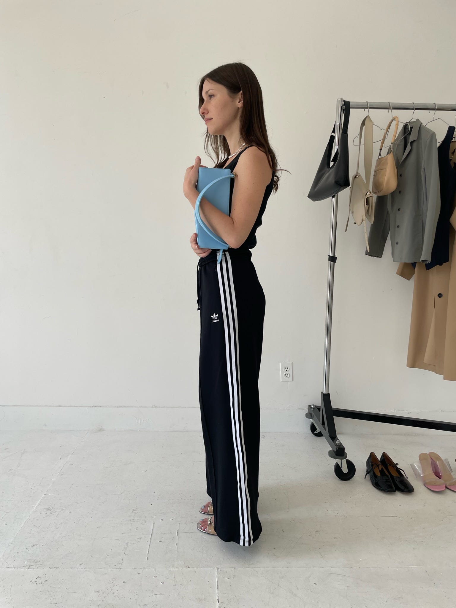 Athleisure Outfit Idea: Adidas Track Pants