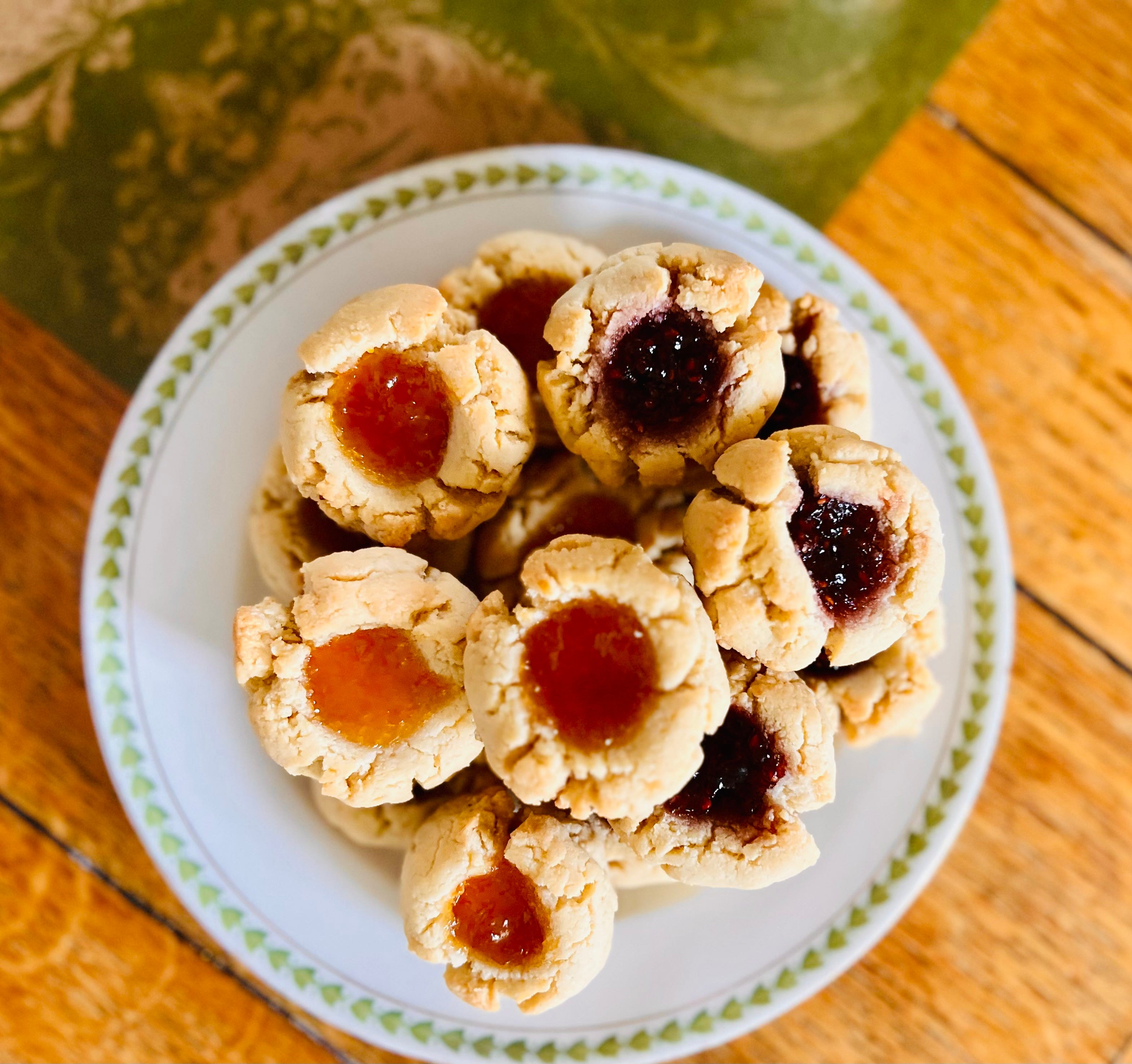 Thumbprint Cookies Using a Mini Muffin Tin - So Much Better With Age