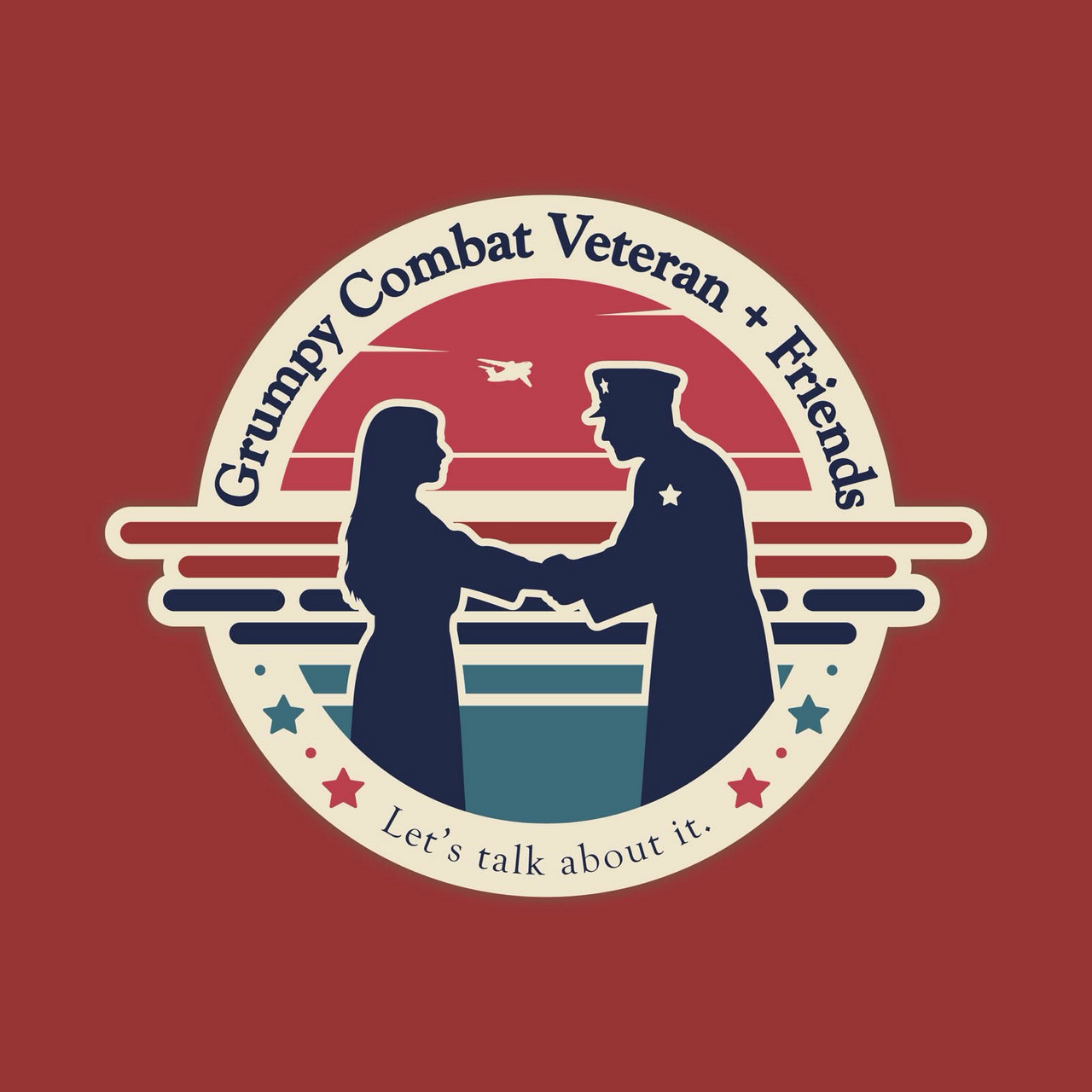 Grumpy Combat Veteran + Friends