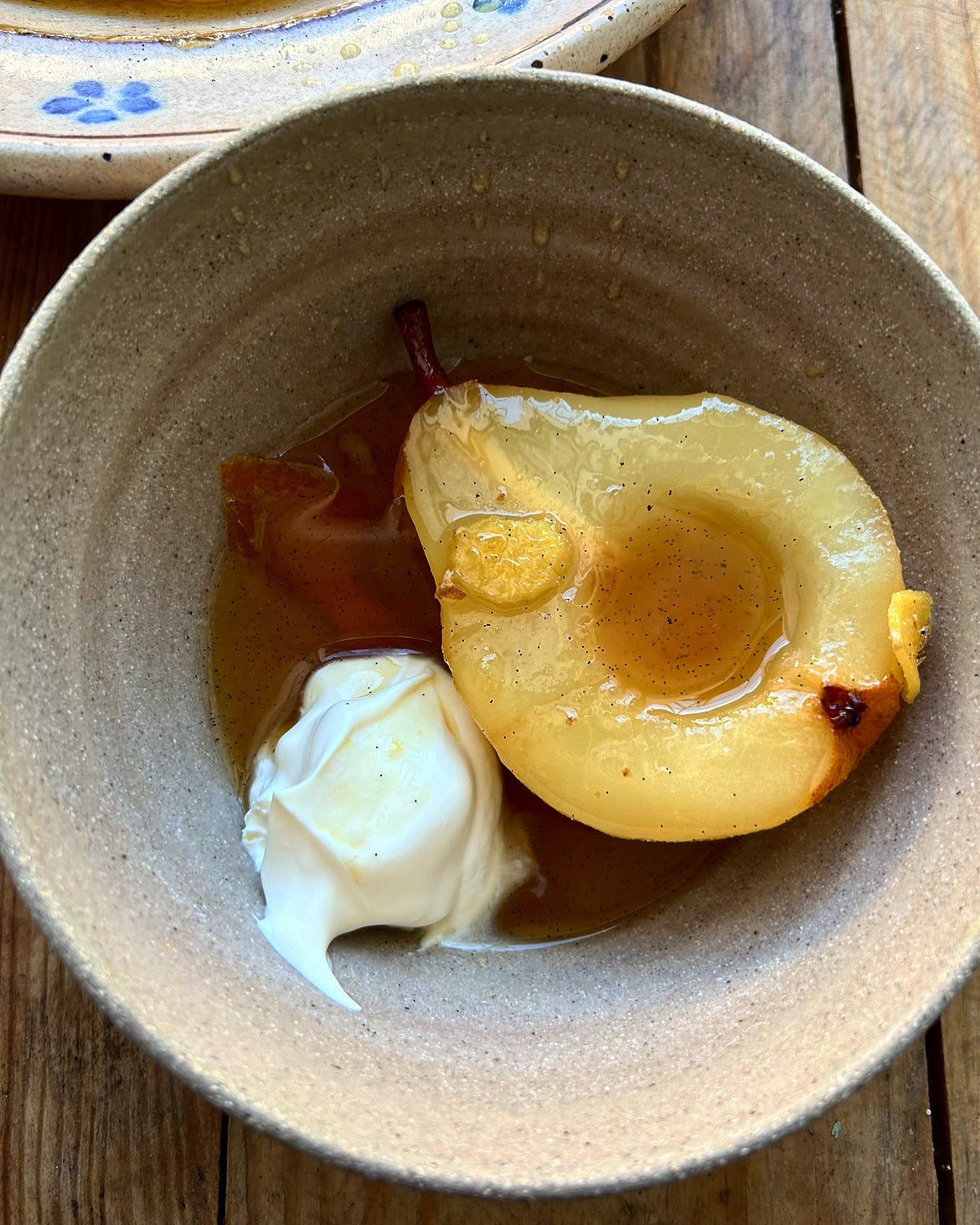 EVES PUDDING WITH APPLES AND PEARS + BAKED PEARS WITH MAPLE AND GINGER