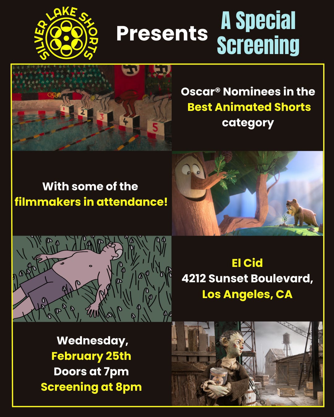 Oscar Nominated Animated Shorts SLS Screening