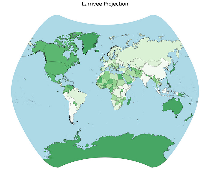 The World Map with Many Faces — Map Projections