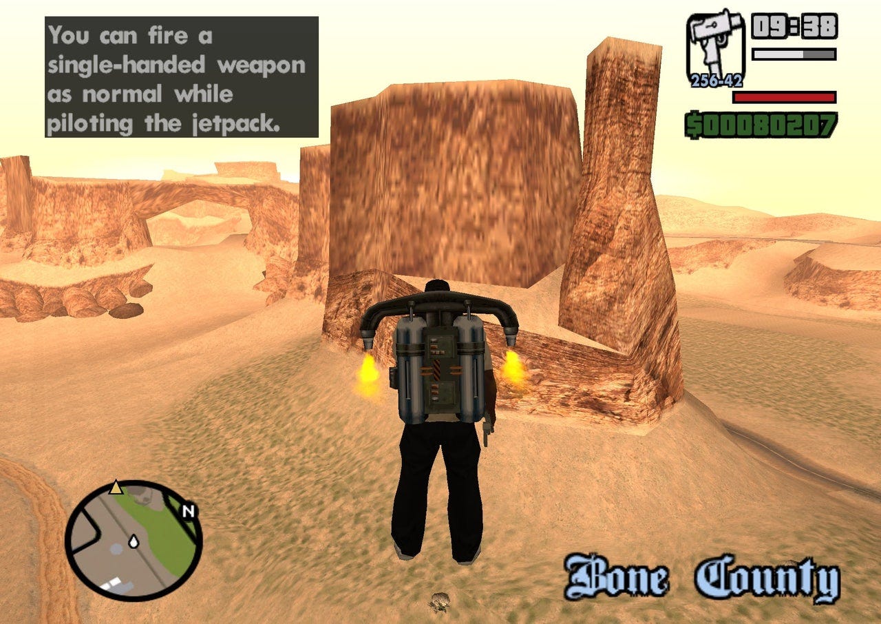 COMO PEGAR A MINIGUN NO INICIO DO GTA SAN ANDREAS - SEM CÓDIGOS 