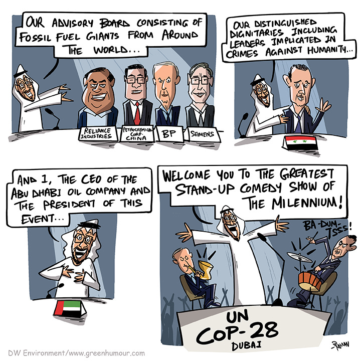 Welcome to the COP 28 Dubai - Green Humour