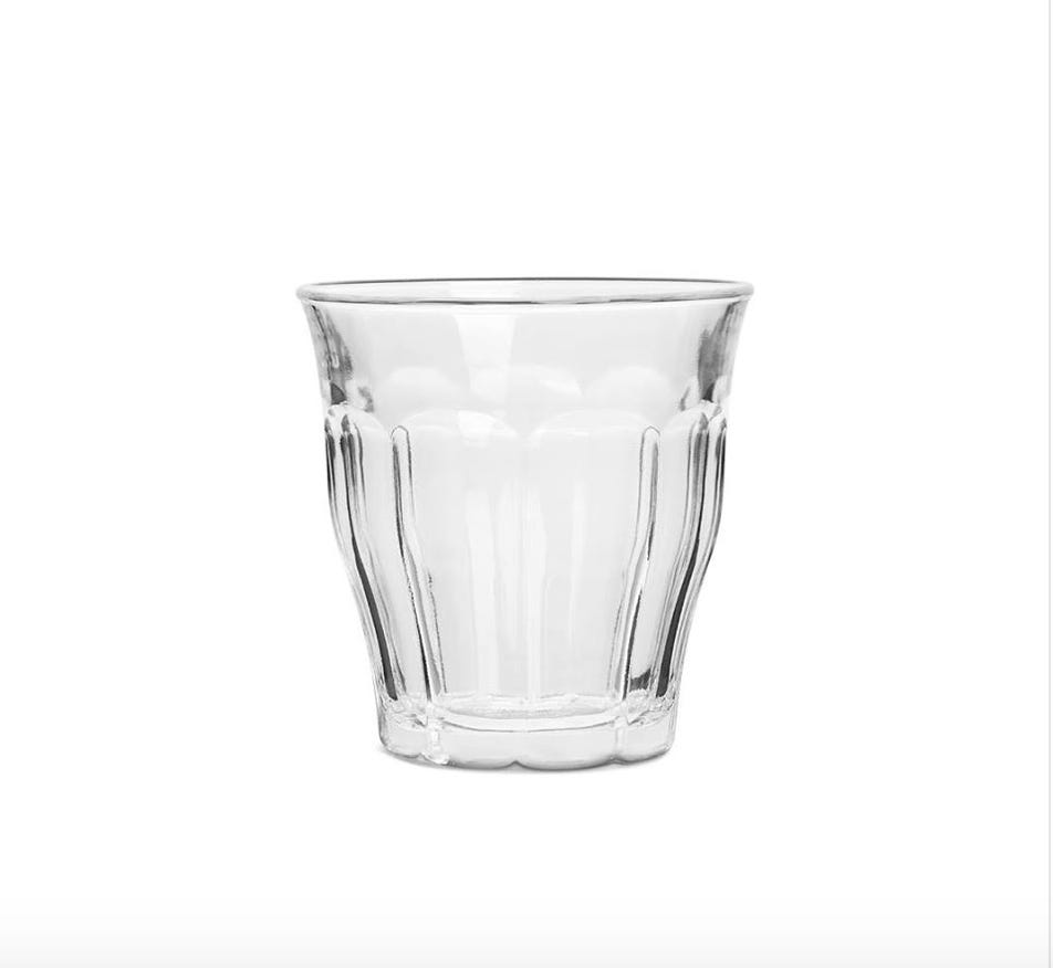 Clear Picardie Small Tumbler Glass, Each 