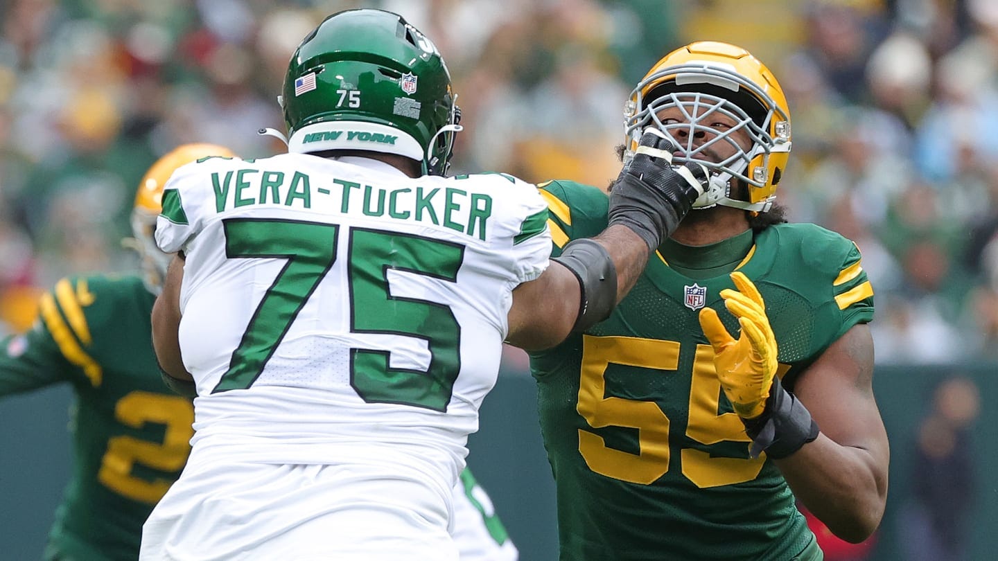 NY Jets' Alijah Vera-Tucker is becoming an elite 2-way guard