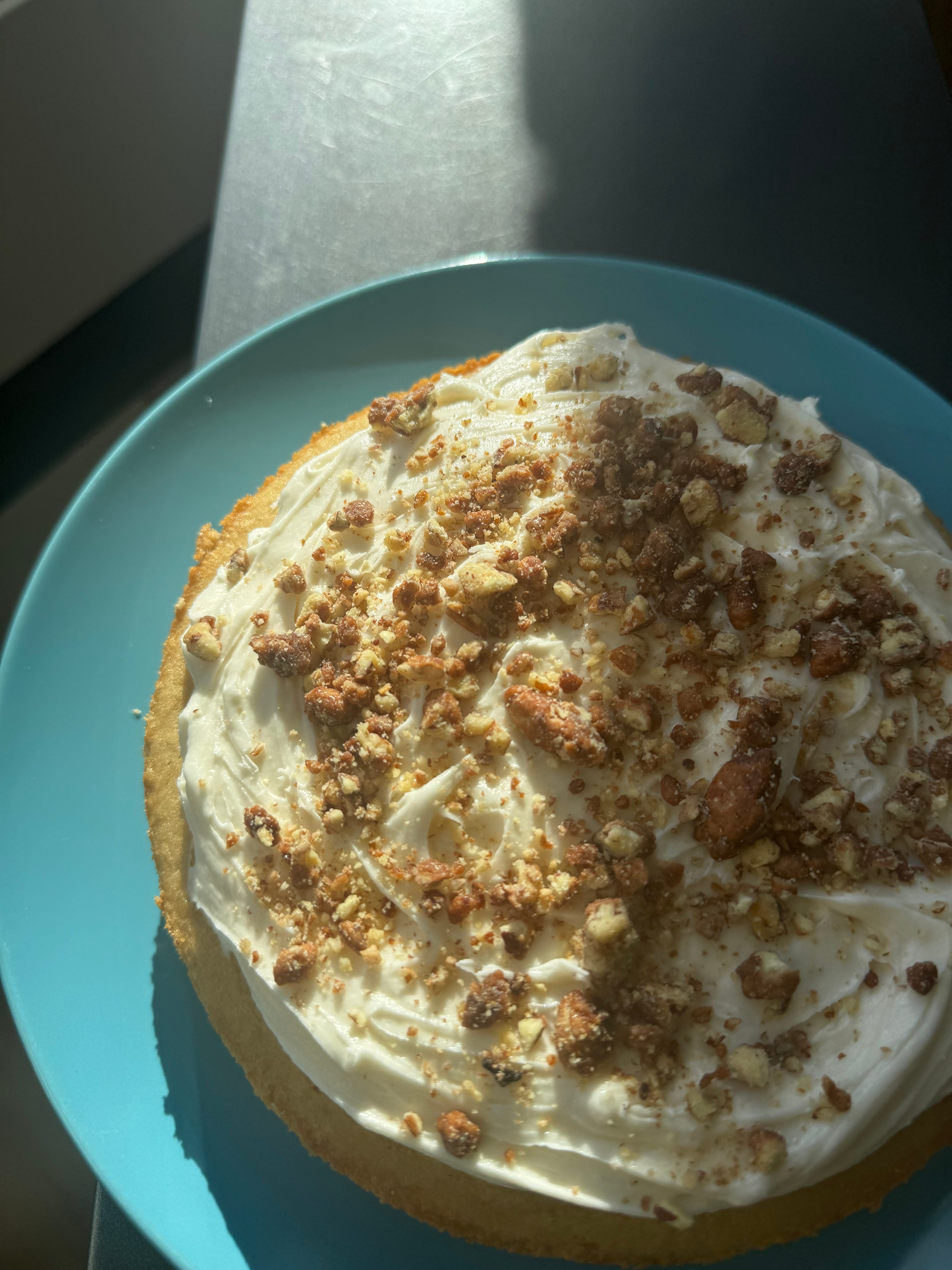 Brown Sugar Snack Cake with Cream Cheese Frosting