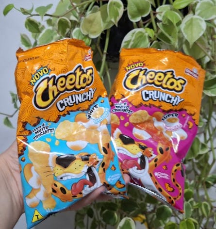 eu destruirei vocês #99: Cheetos já não era crocante?