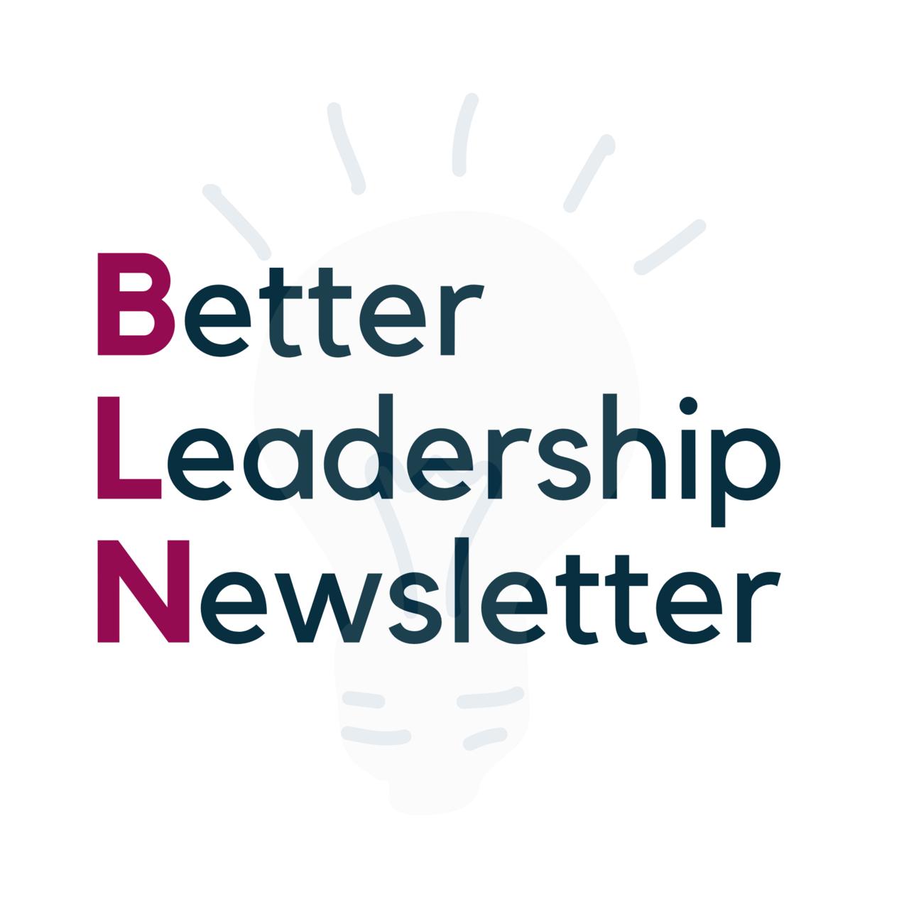 Better Leadership Newsletter logo