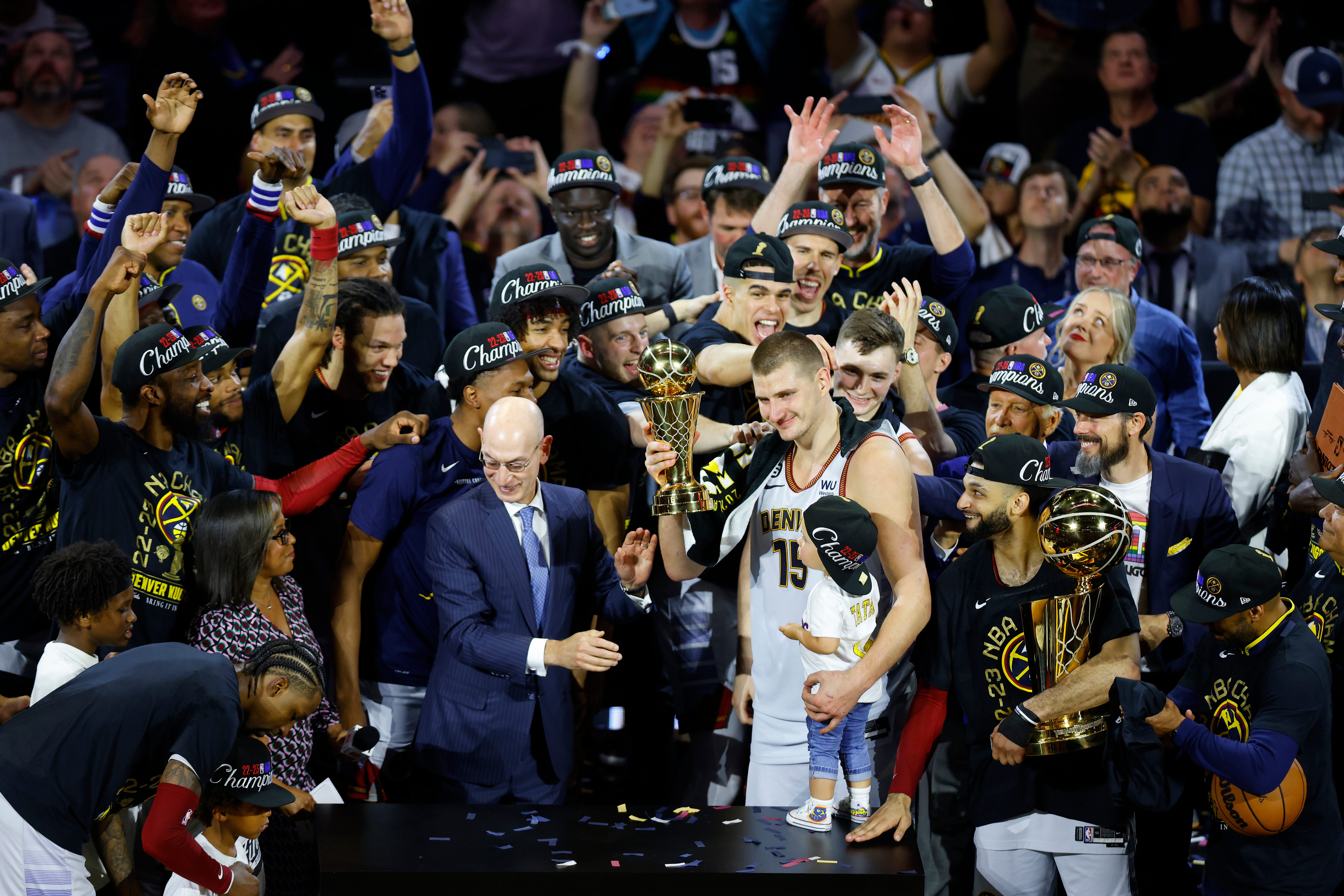 DENVER NUGGETS WIN FIRST NBA CHAMPIONSHIP IN FRANCHISE HISTORY WITH 4-1  FINALS WIN OVER HEAT