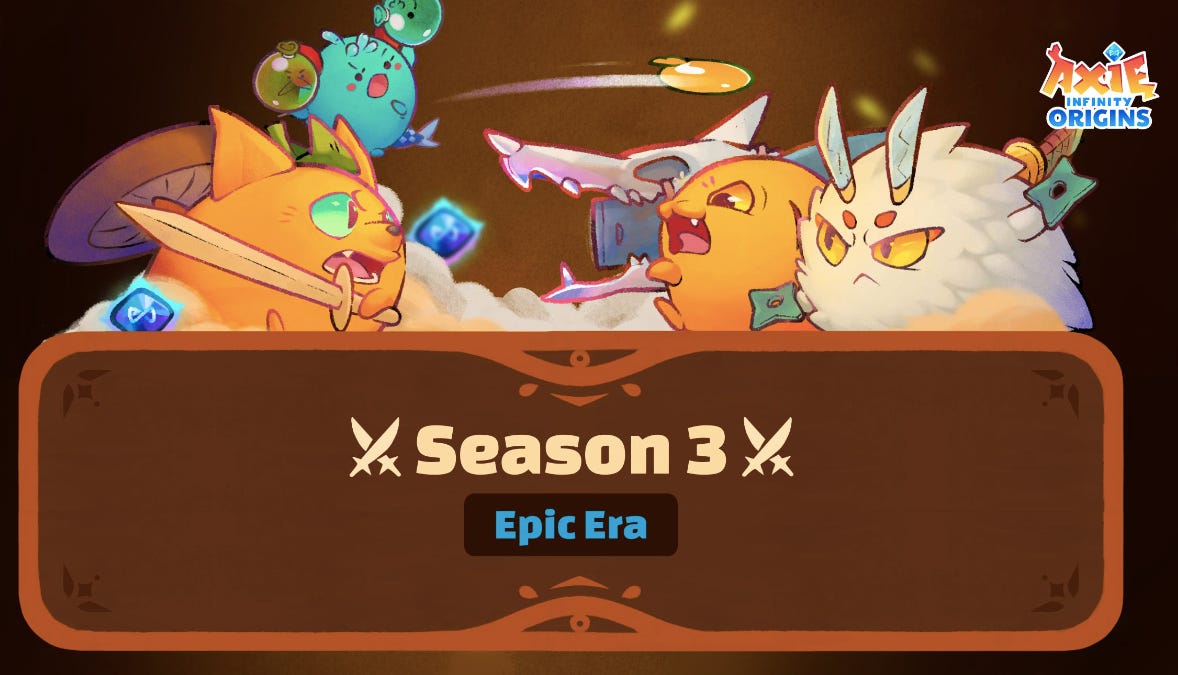 Axie Infinity Announces Origins Season 6 Mystic Era