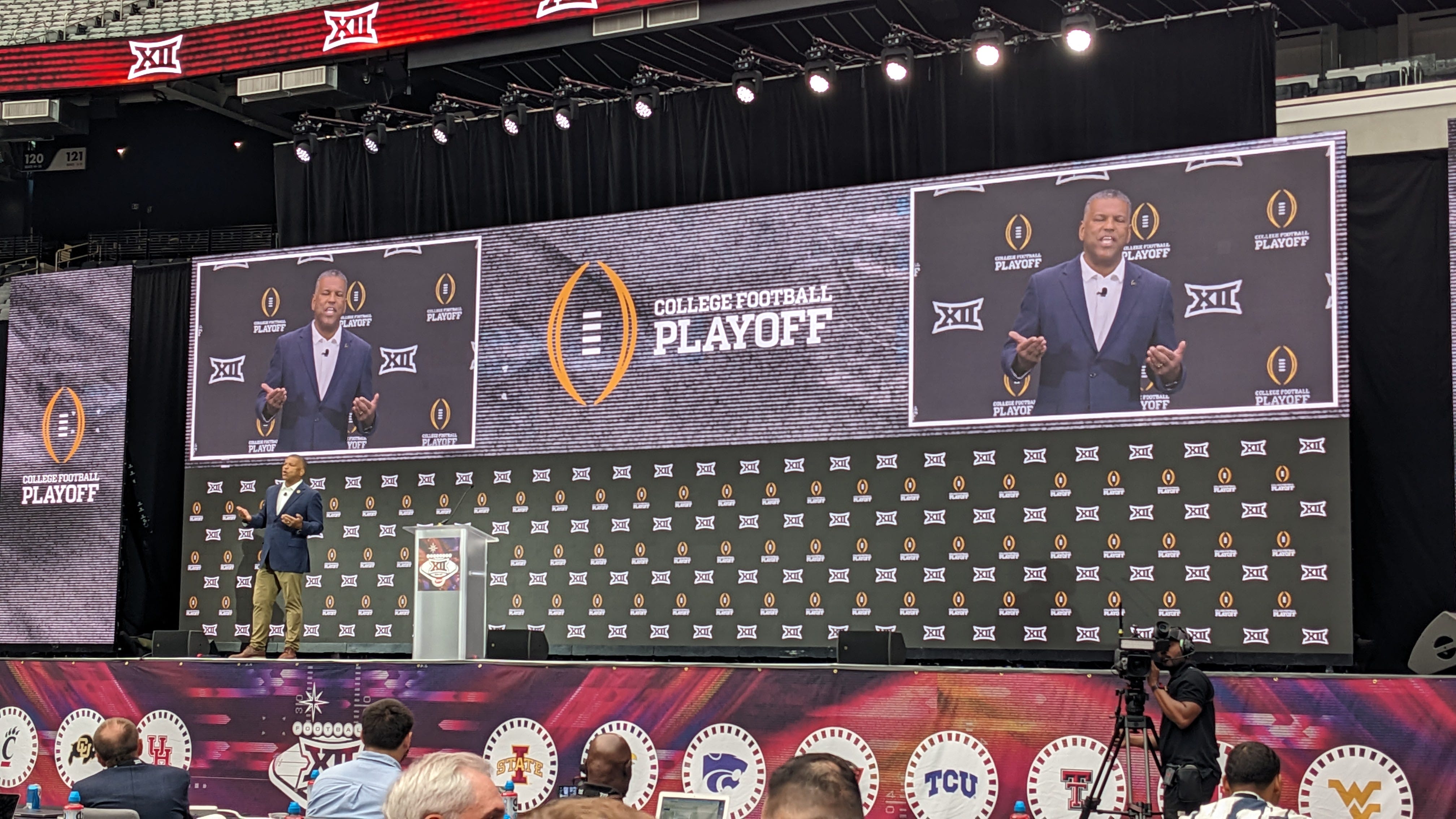 Why new College Football Playoff leader is more than fit for this service