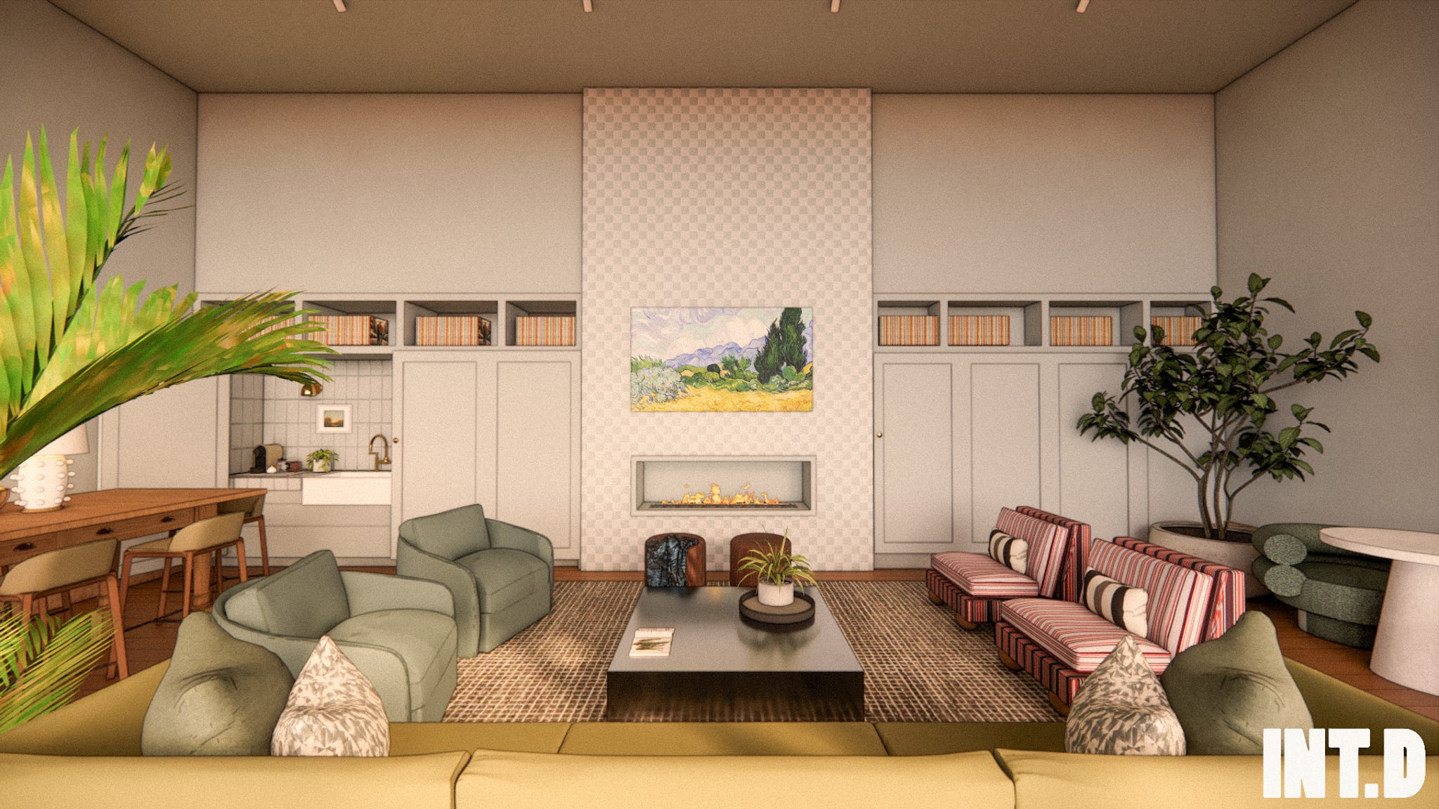 Alma A Social Tranquil Home Science Art by INT.D