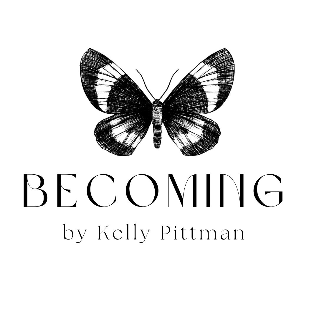 Becoming by Kelly B. Pittman logo