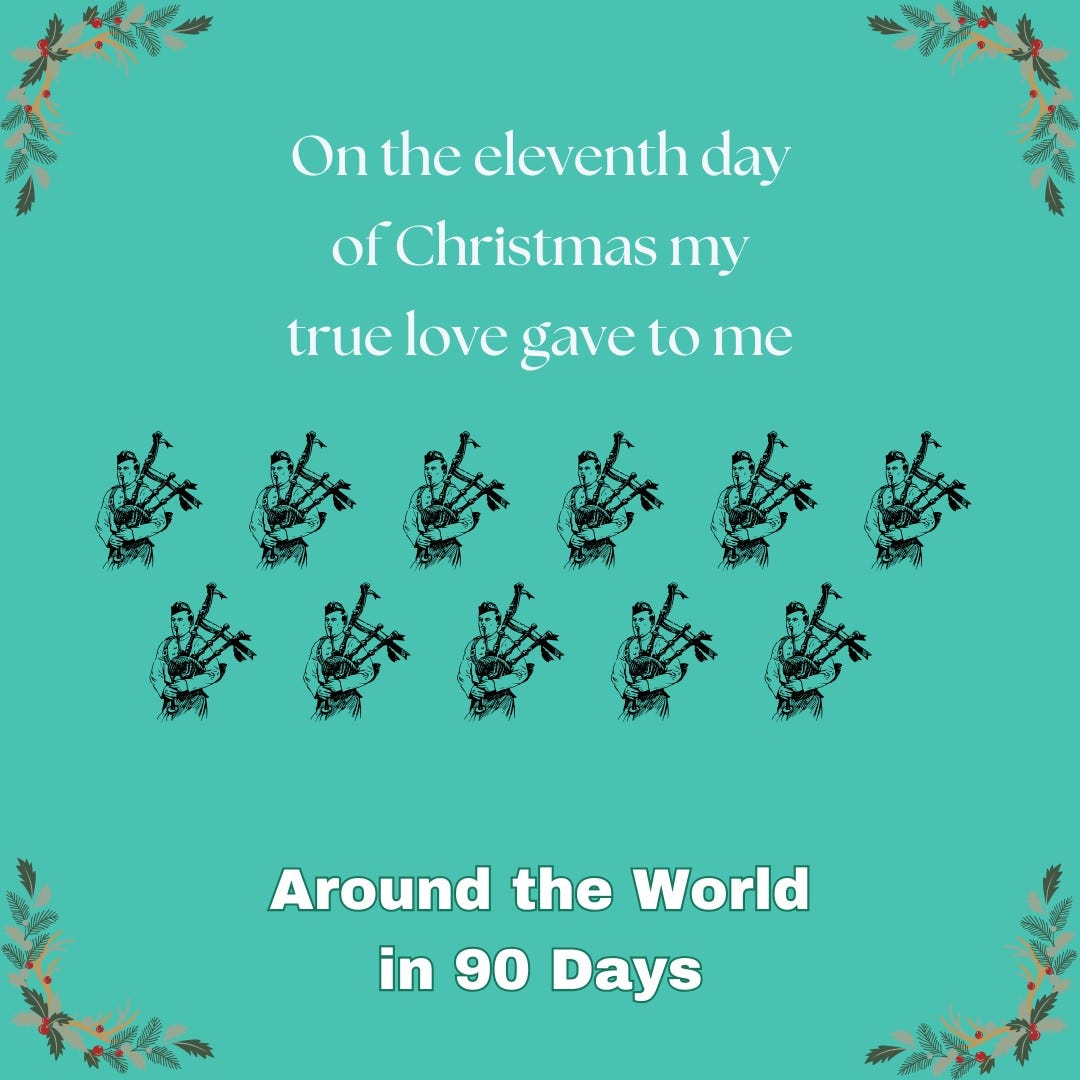 Travelling Bonus – “the Twelve Days Of Christmas” # 11