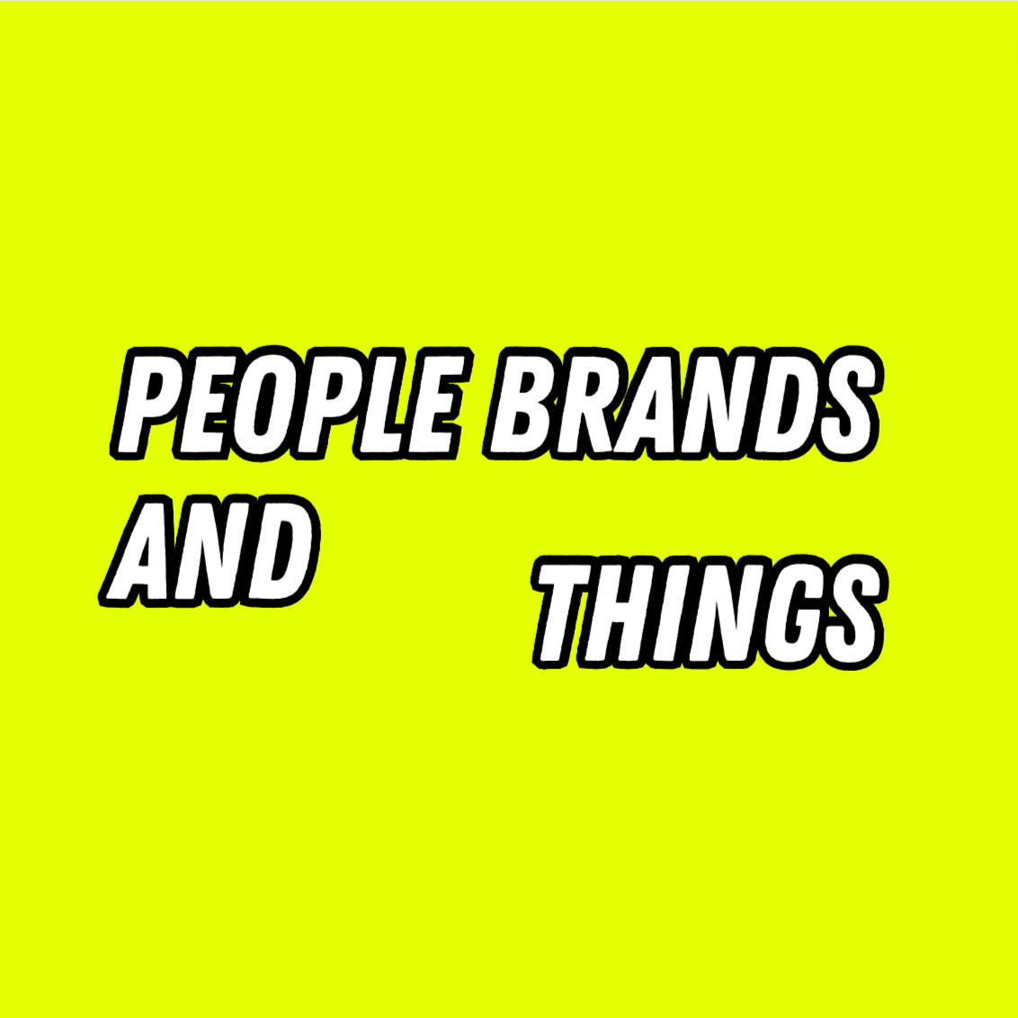 PEOPLE BRANDS AND THINGS logo