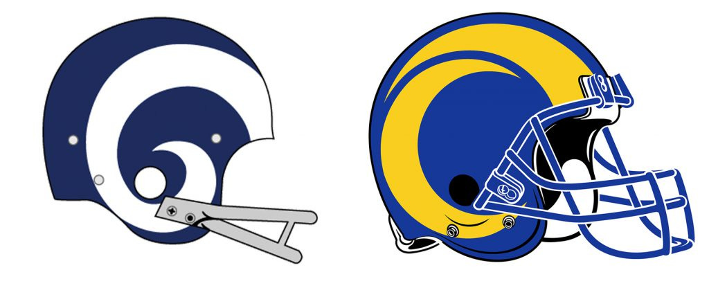 Zizzo Printing on X: Los Angeles Rams logo and jersey tweak