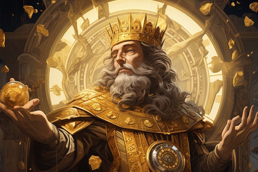 The Golden Touch: The Story of King Midas - Greek Mythology Stories - See U  in History 