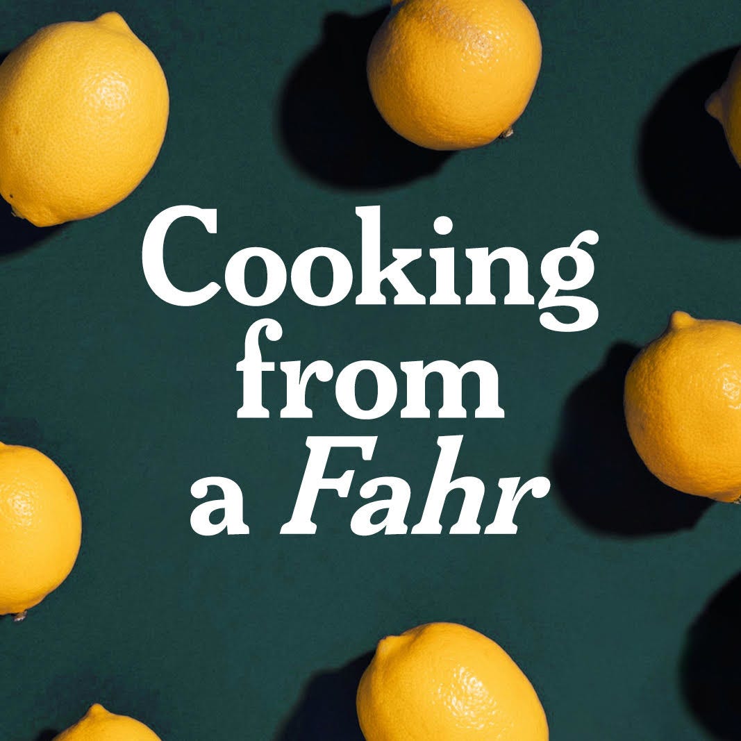 Artwork for cooking from a fahr, by yasmin