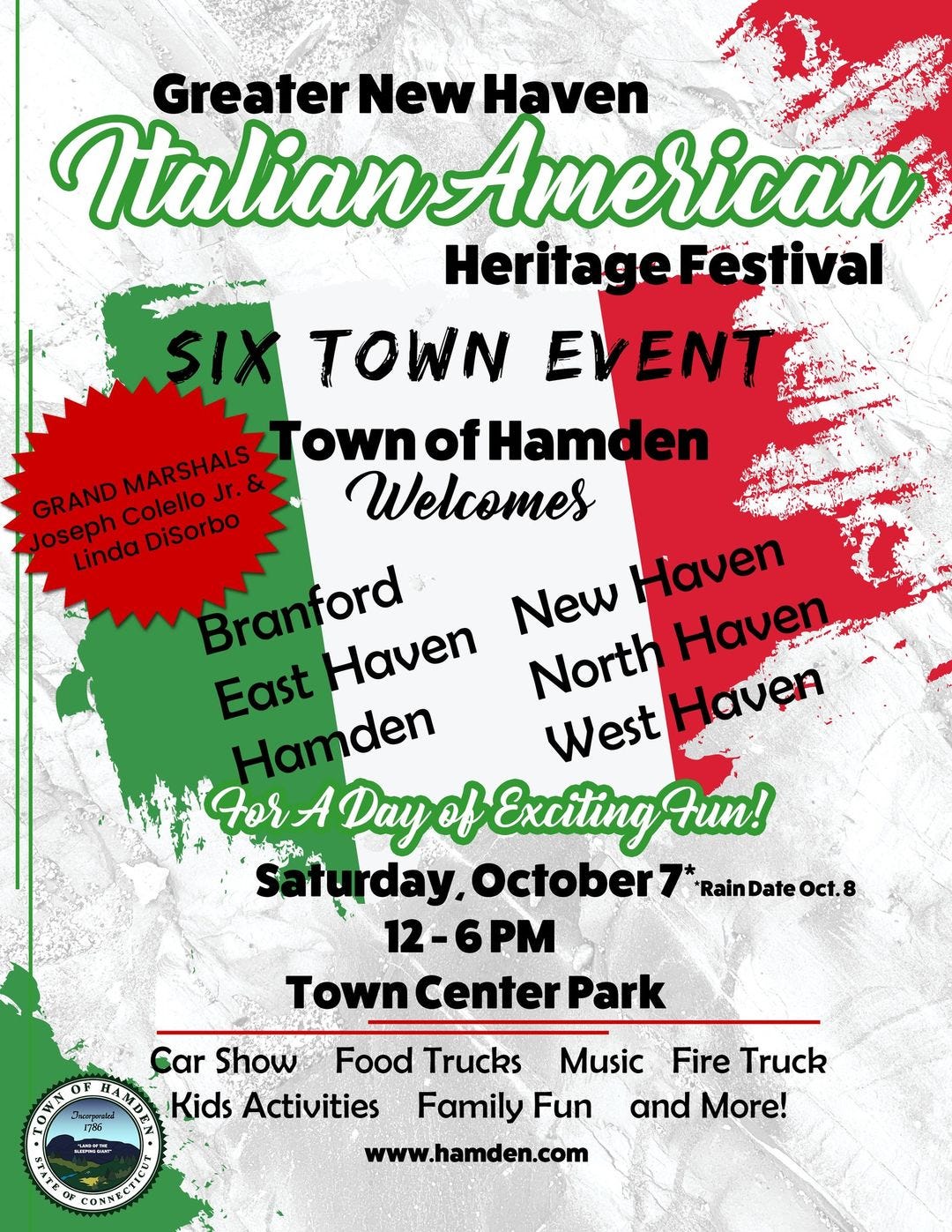 Sept 29 - Oct 7 in Hamden* - This Week in Hamden*