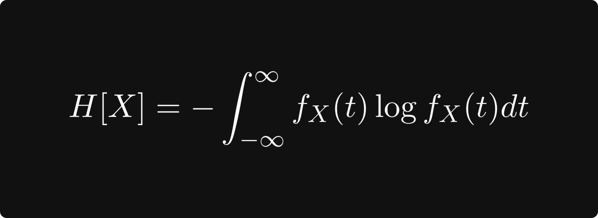 Entropy Continuous