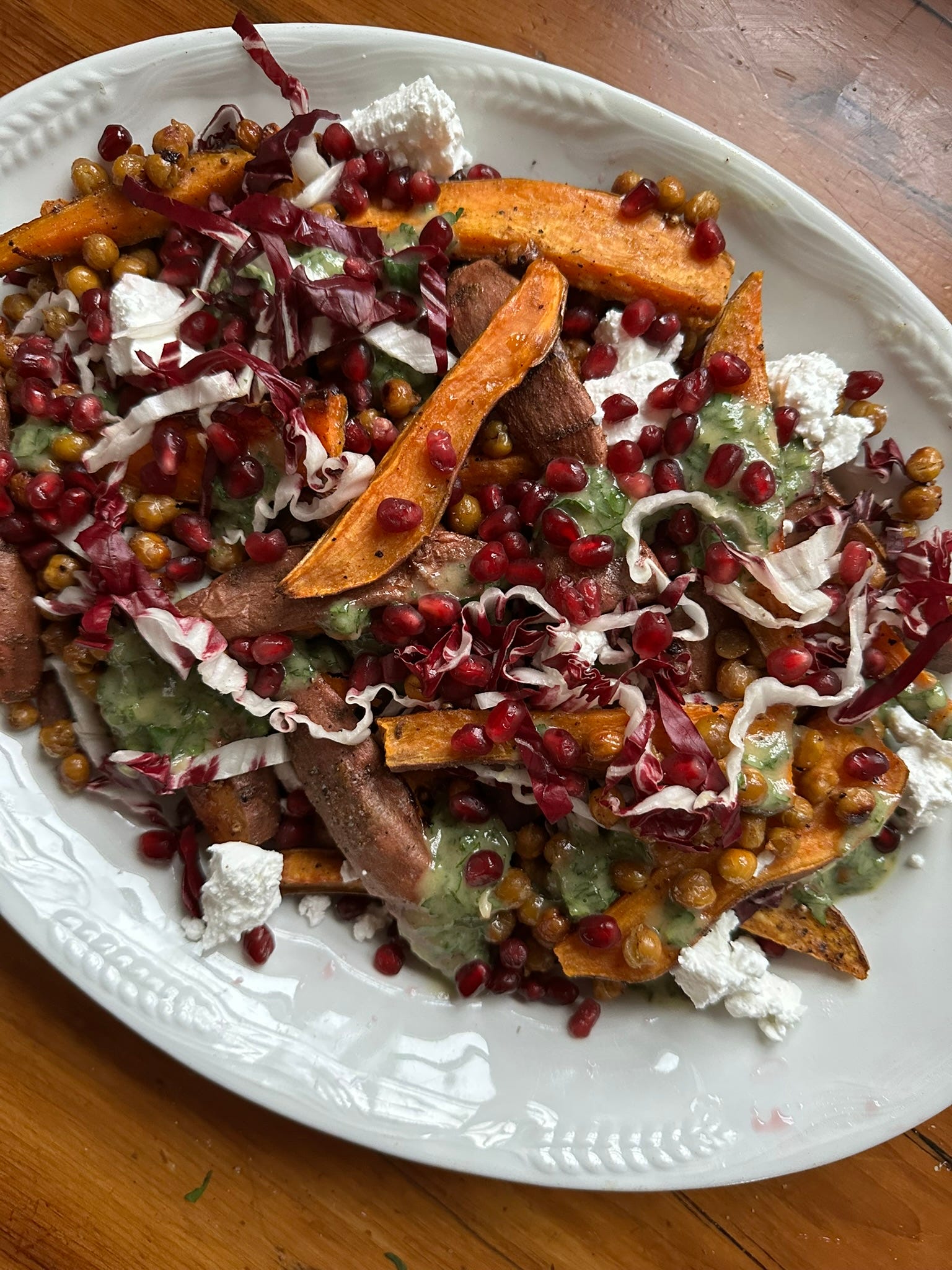 Weeknight Sweet Potato & Chickpea Salad