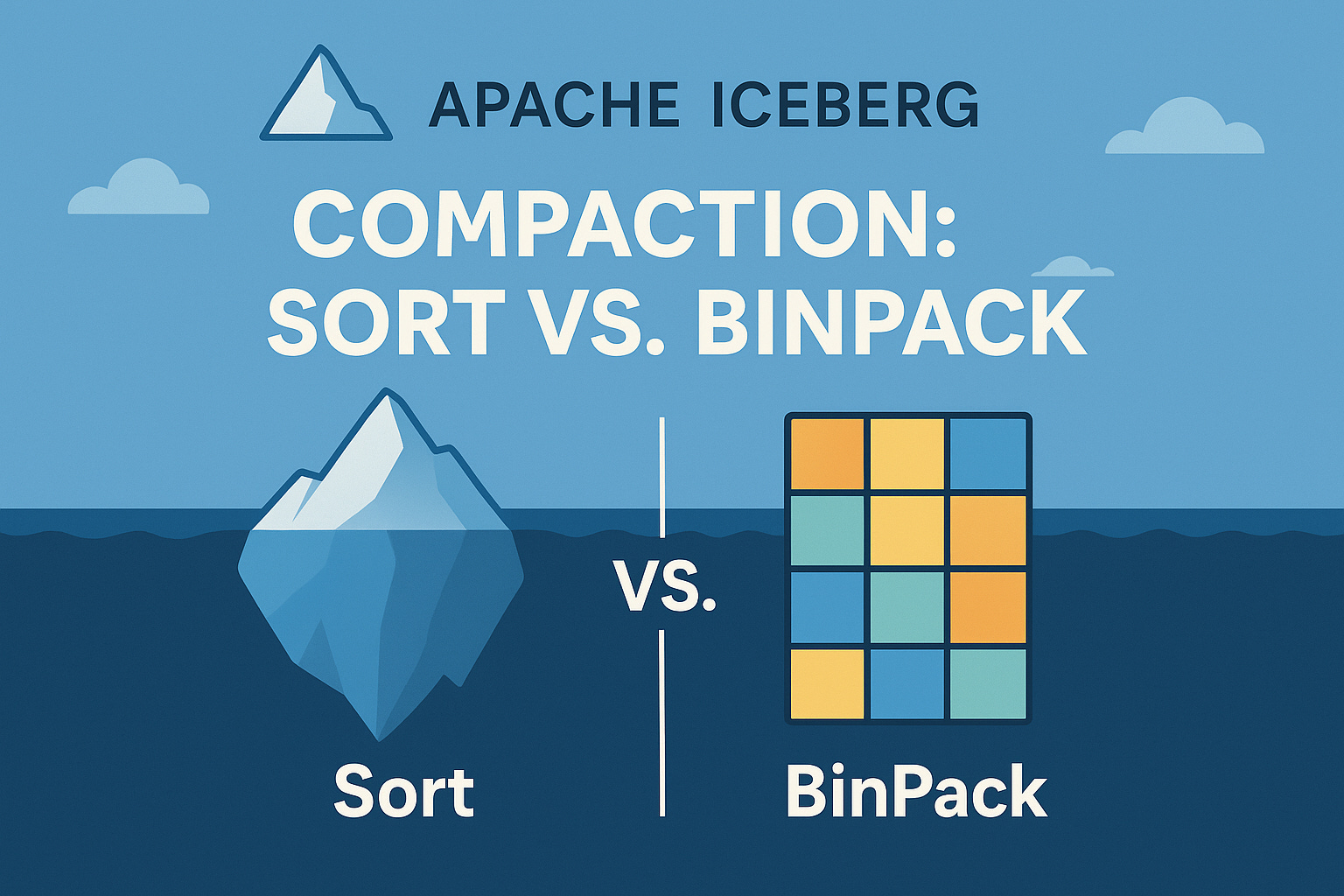 Cracking the Ice: The Battle Between Sort and Binpack in Apache Iceberg