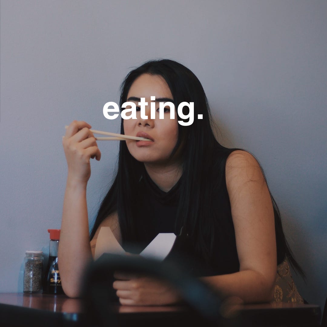 eating. logo