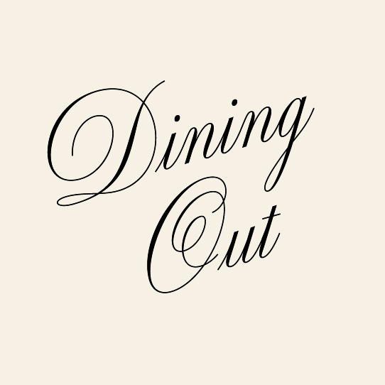 Dining Out // by mae stewart