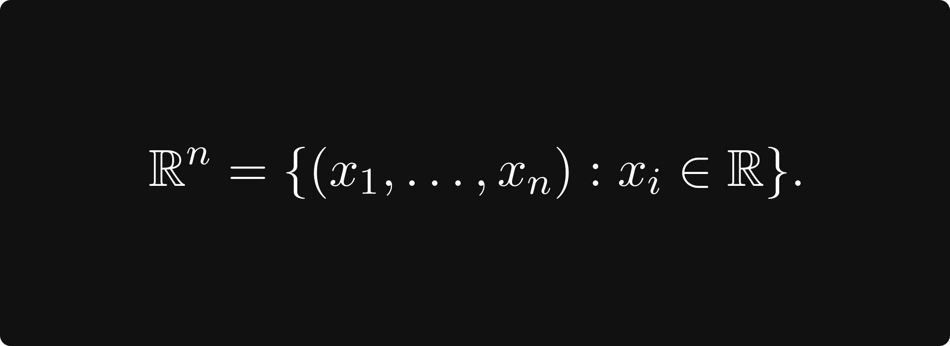 Euclidean Space