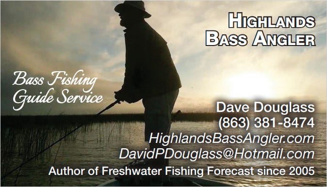 Florida Freshwater Fishing Forecast Published