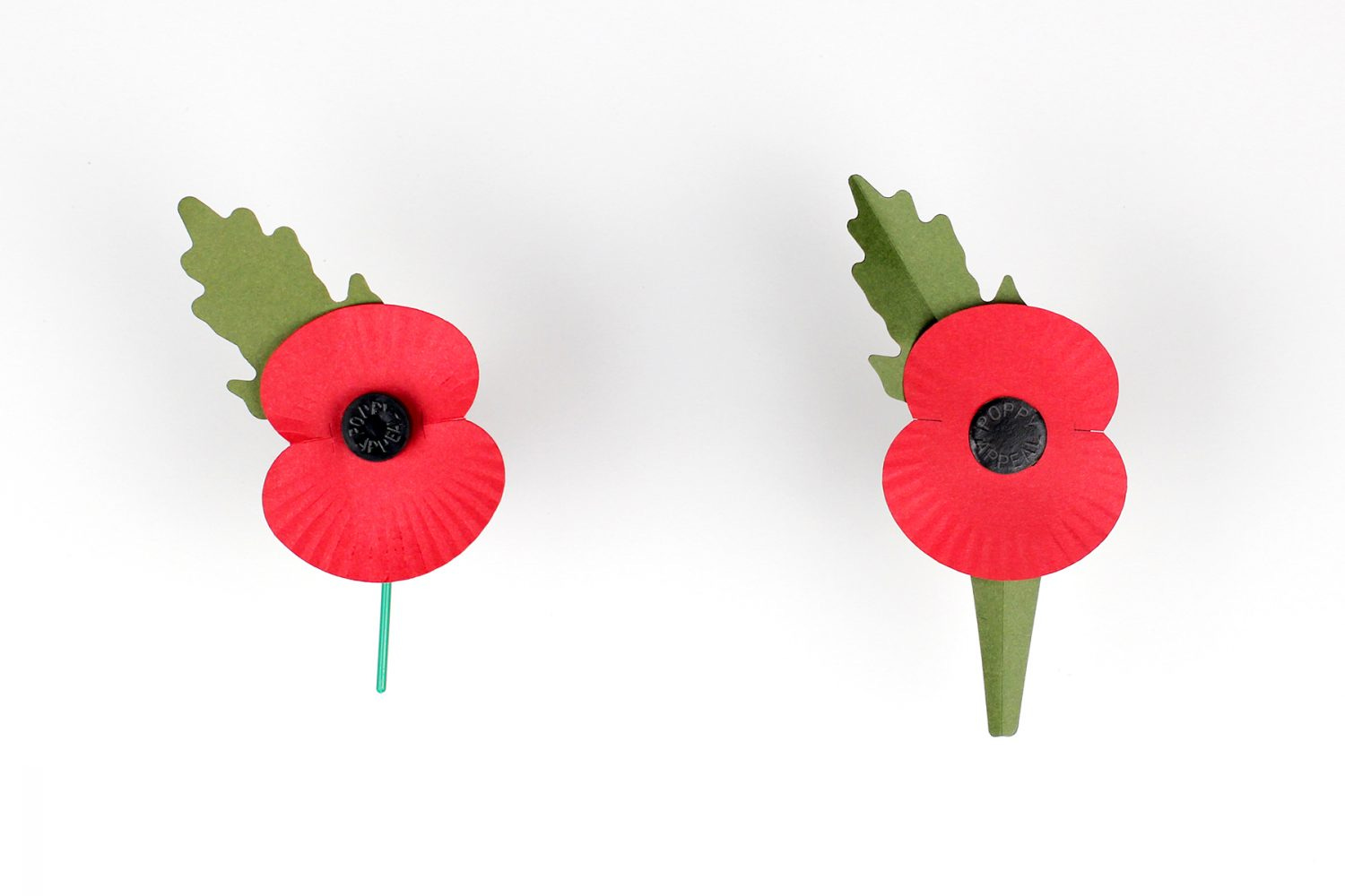 Matter designs recyclable plastic-free remembrance poppy