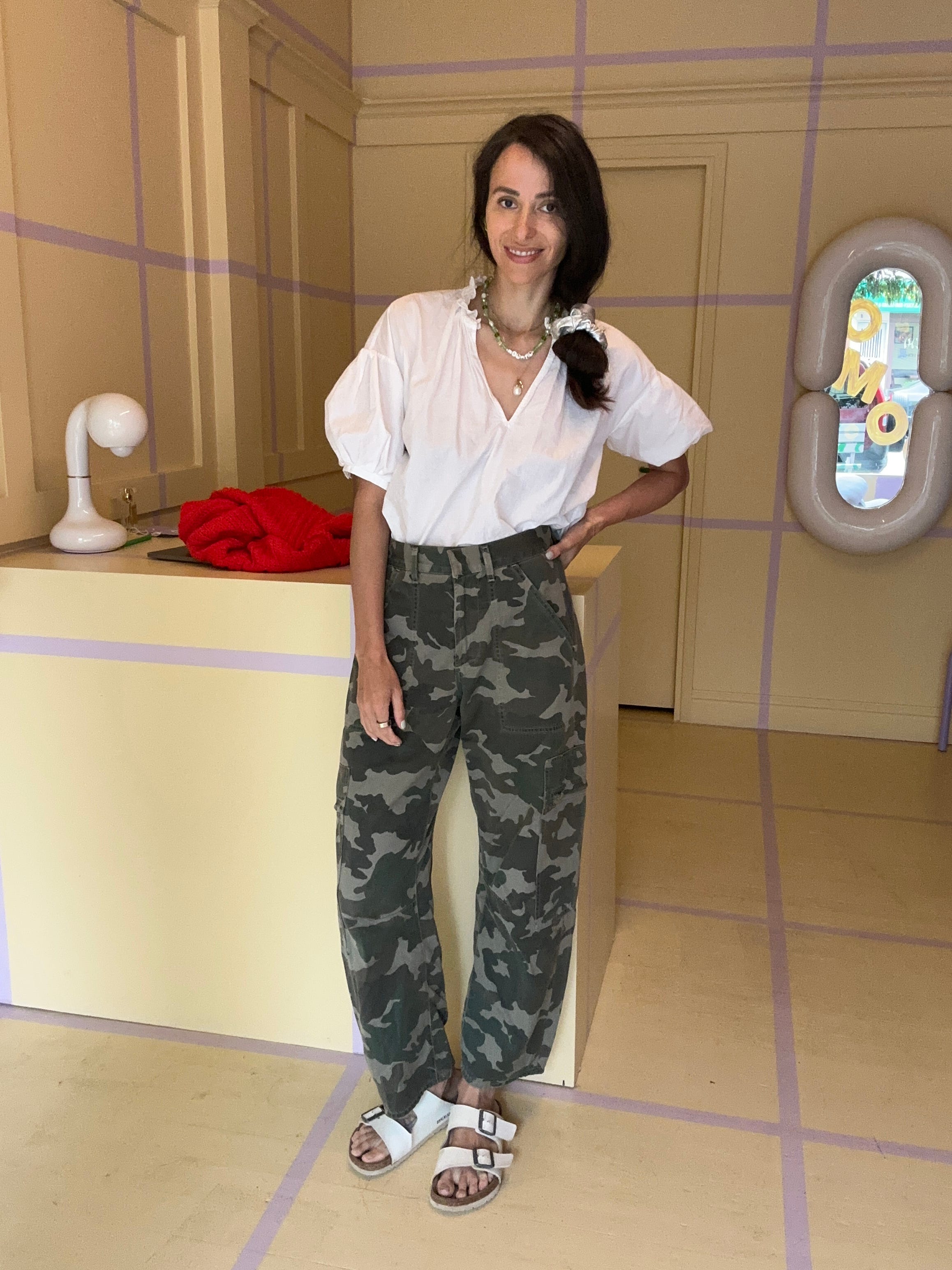 joie camo top