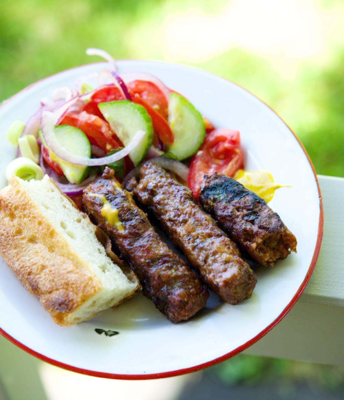 Mici, Romanian pork kofte - by Irina Georgescu 