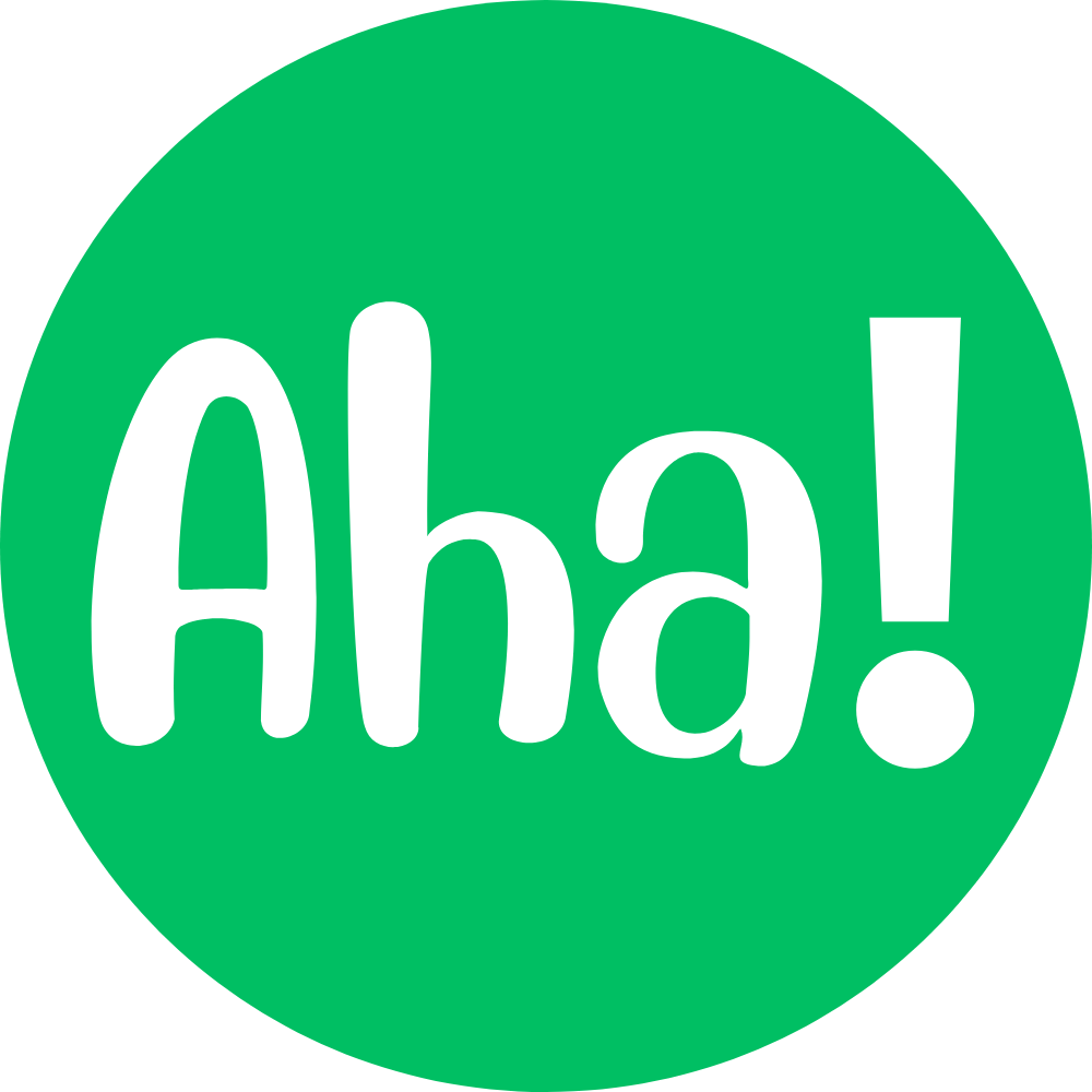 Aha! Science logo