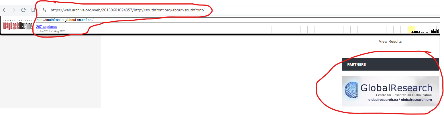 Global Research is partnered with Russian Federal Security Service tasked SouthFront.