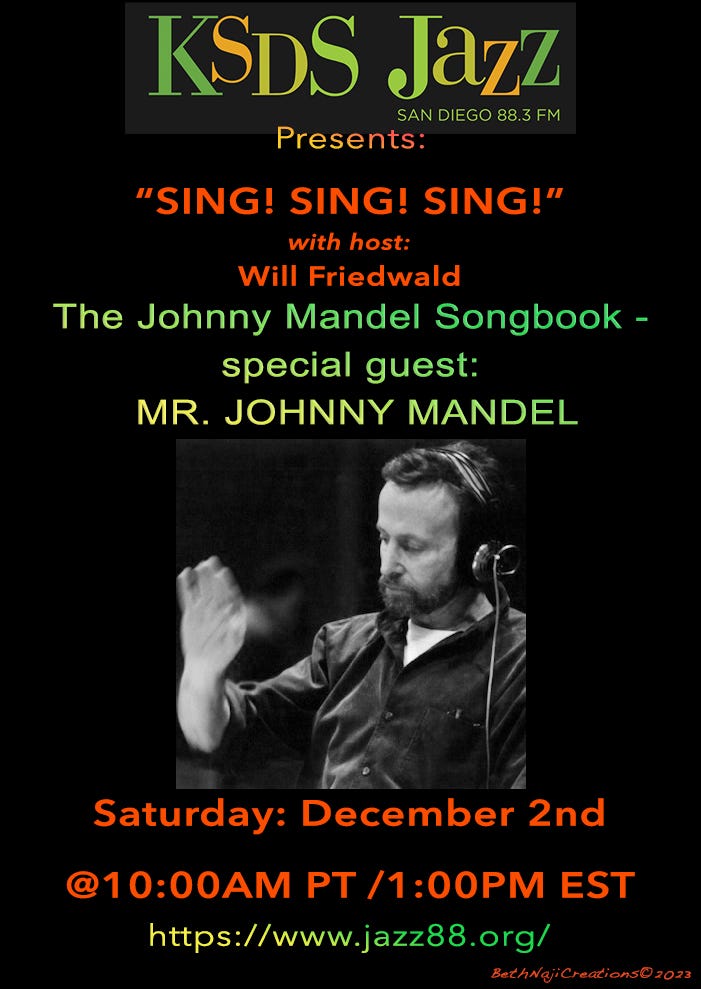 Johnny Mandel Songbook