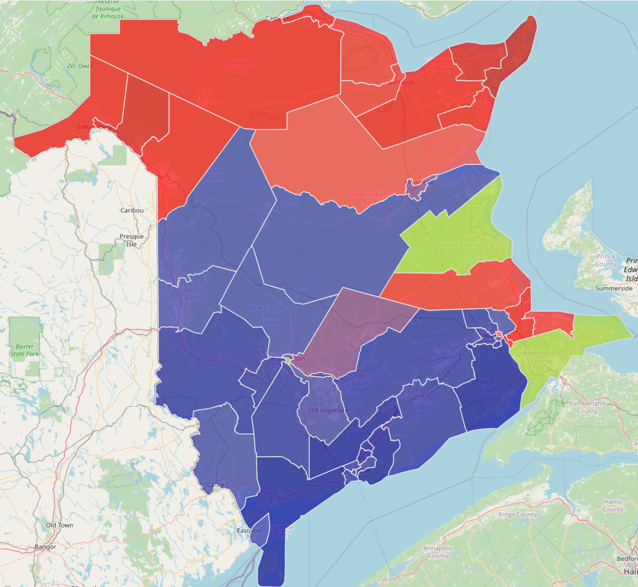 New Brunswick still a toss, but could be a Liberalleaning one