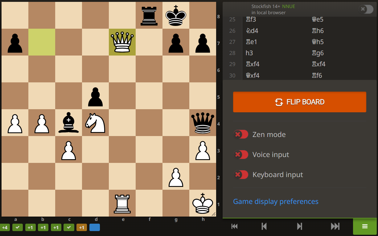 ChessTempo Tactics Session #1 