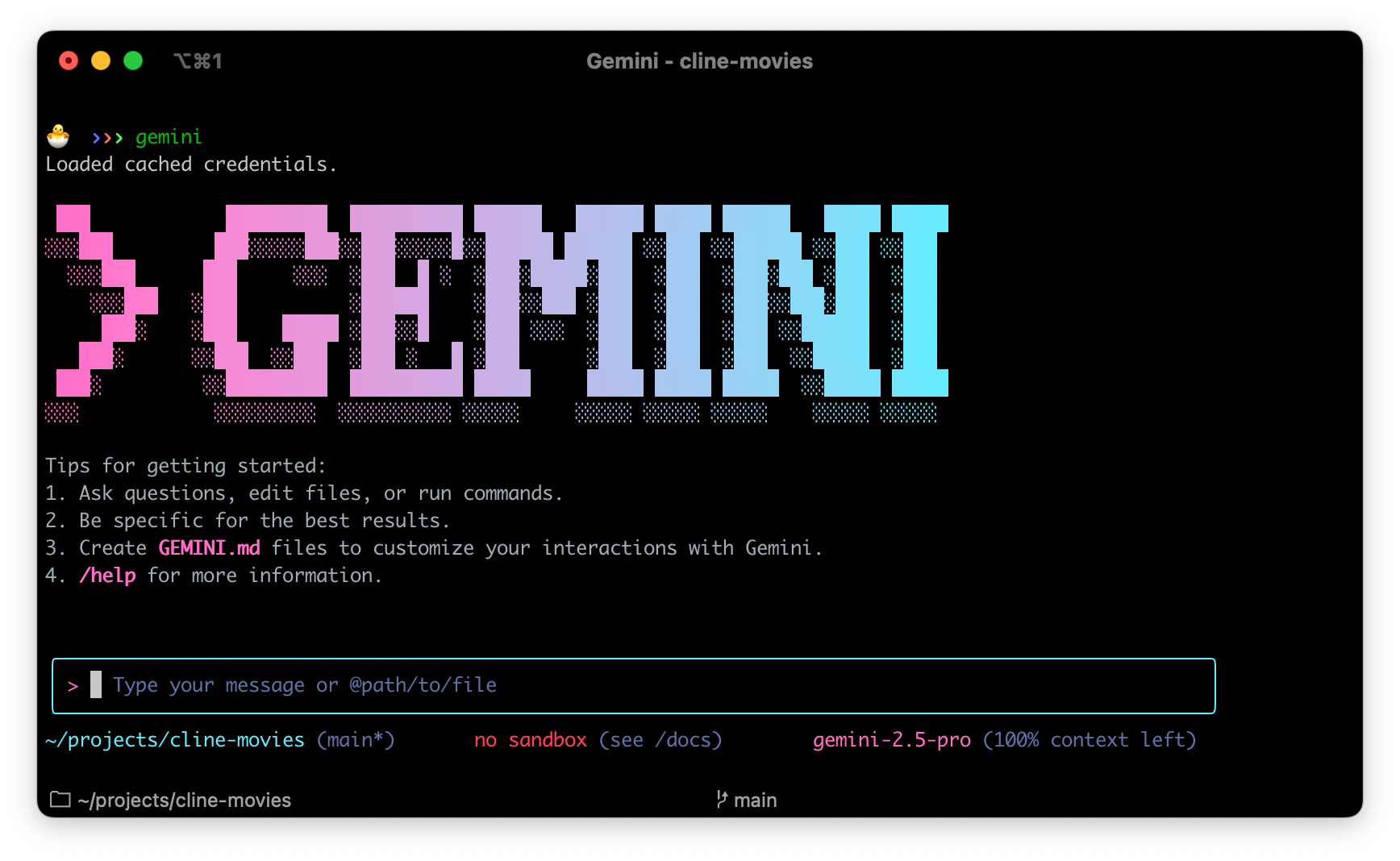 Gemini productivity and CLI tips