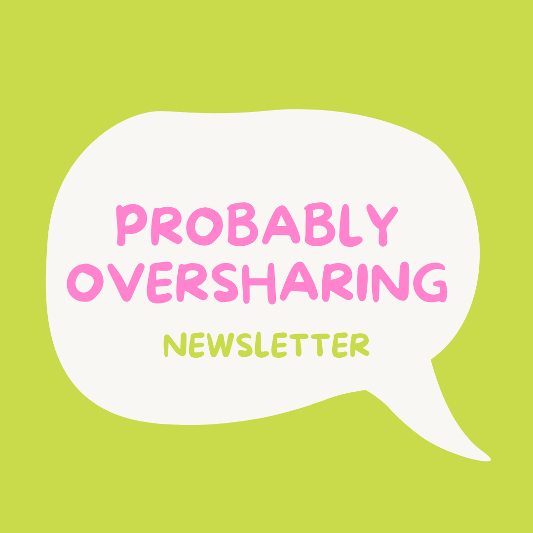 Probably Oversharing logo