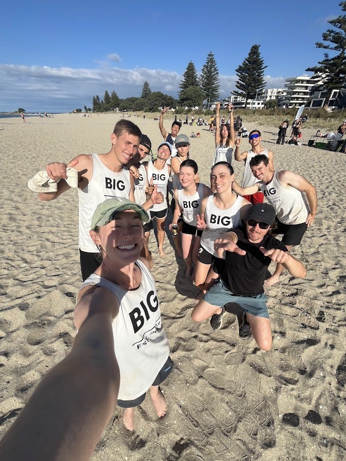 I don't usually play this much beach