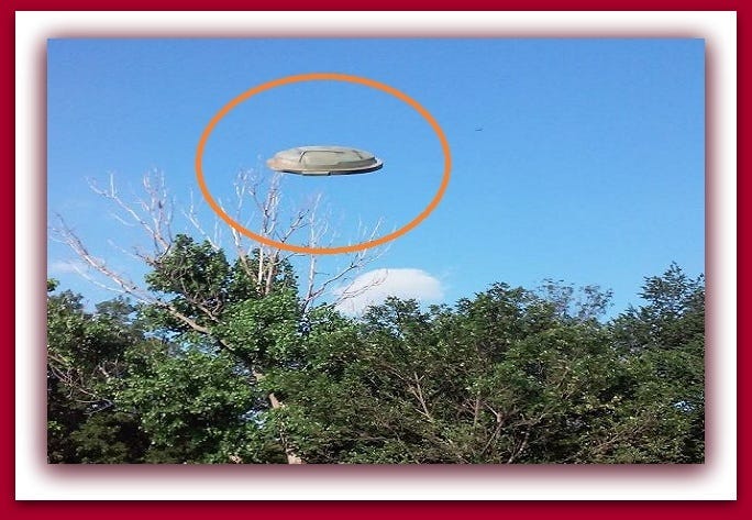 Classic Flying Saucer Alien Craft Spotted Over New Jersey