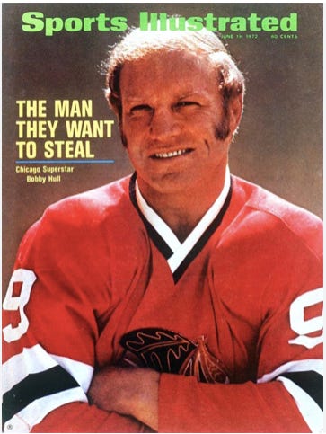 Bobby Hull's front teeth sold
